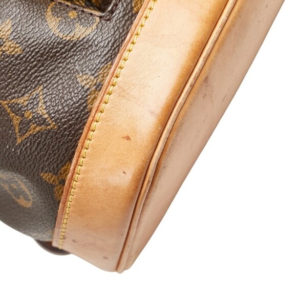 LOUIS VUITTON Brown Monogram Leather Backpack